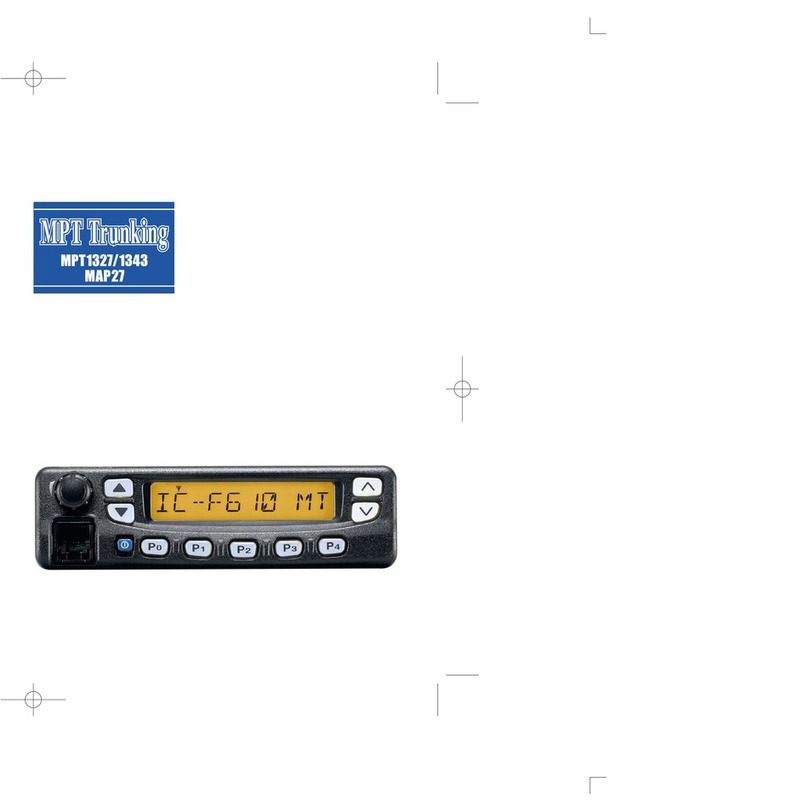 Icom IC-F610 User manual