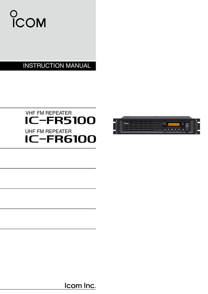 Icom IC-FR6100 instruction manual