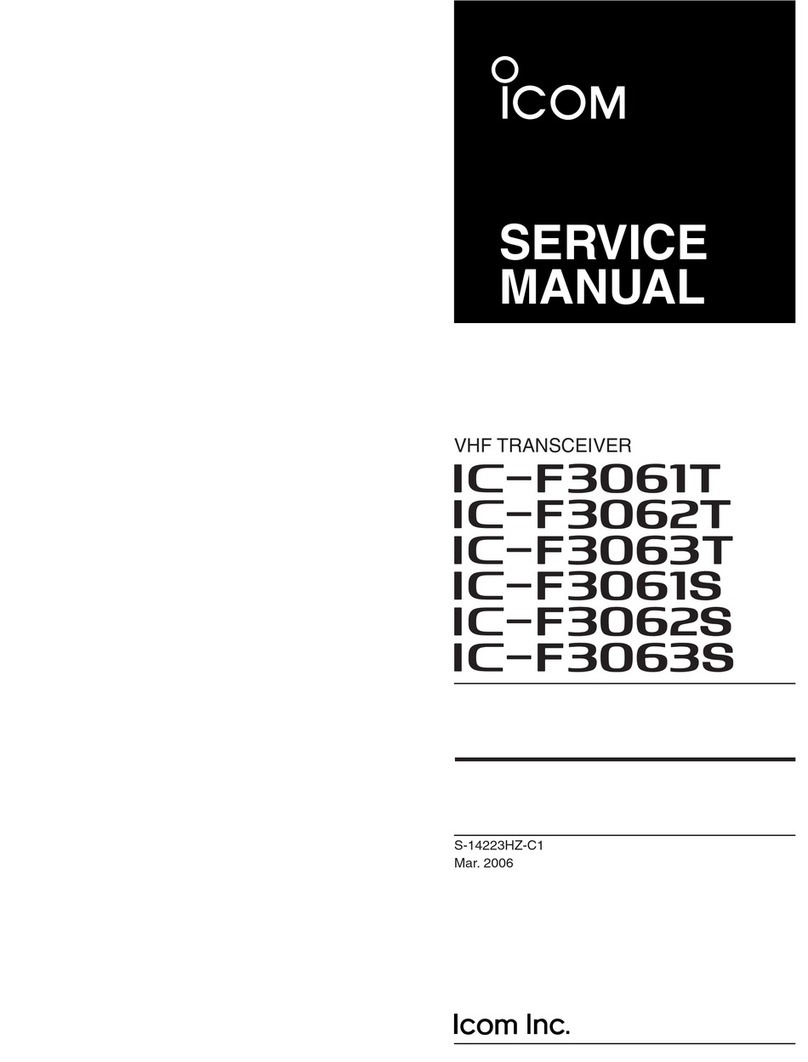 Icom IC-F3061S User manual