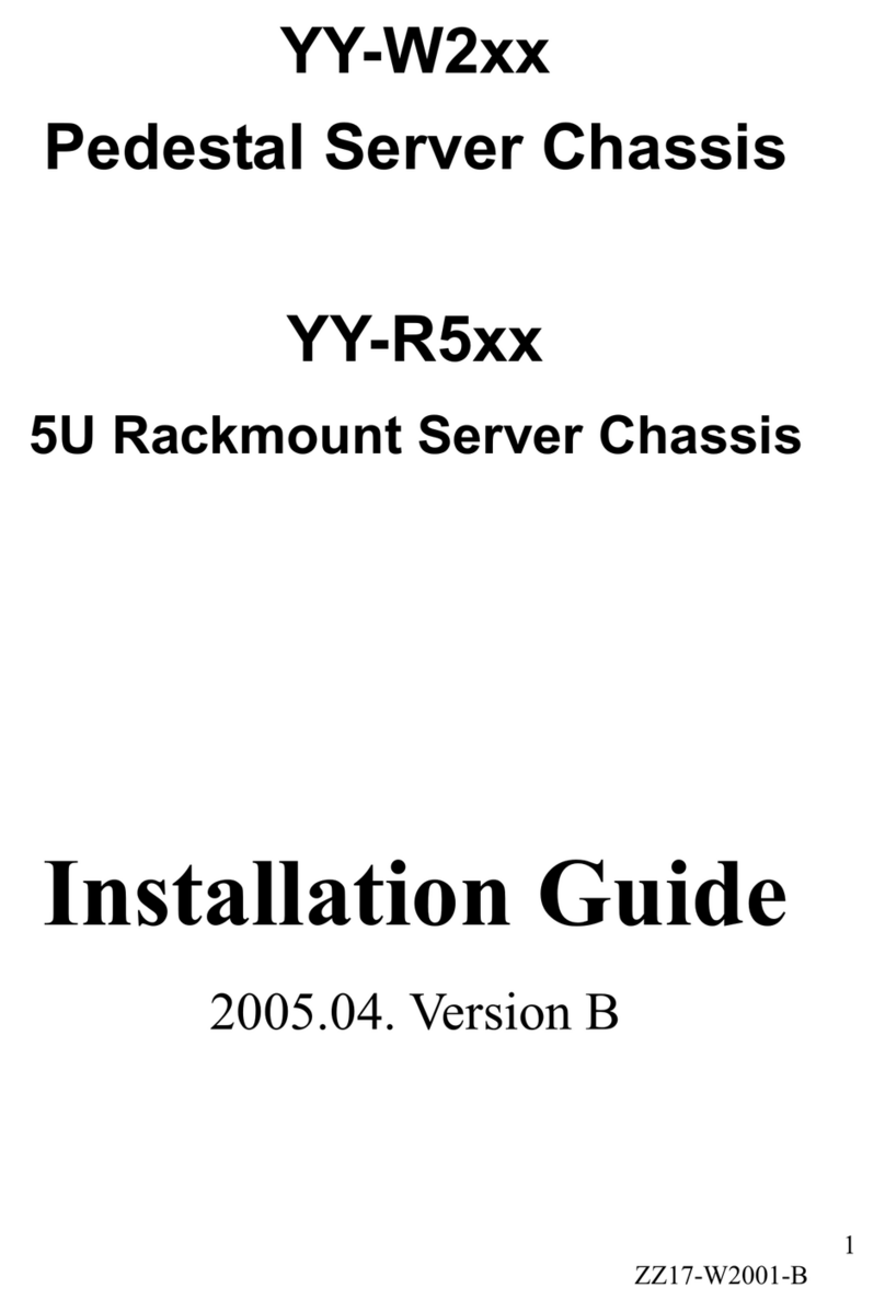 IBM 5U Rackmount Server Chassis YY-R5xx User manual