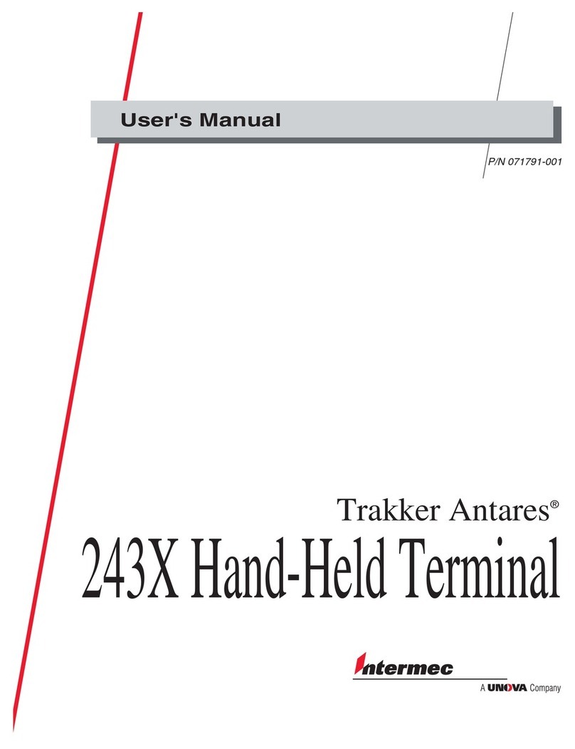 Intermec 243XHand-HeldTerminal 243X user manual