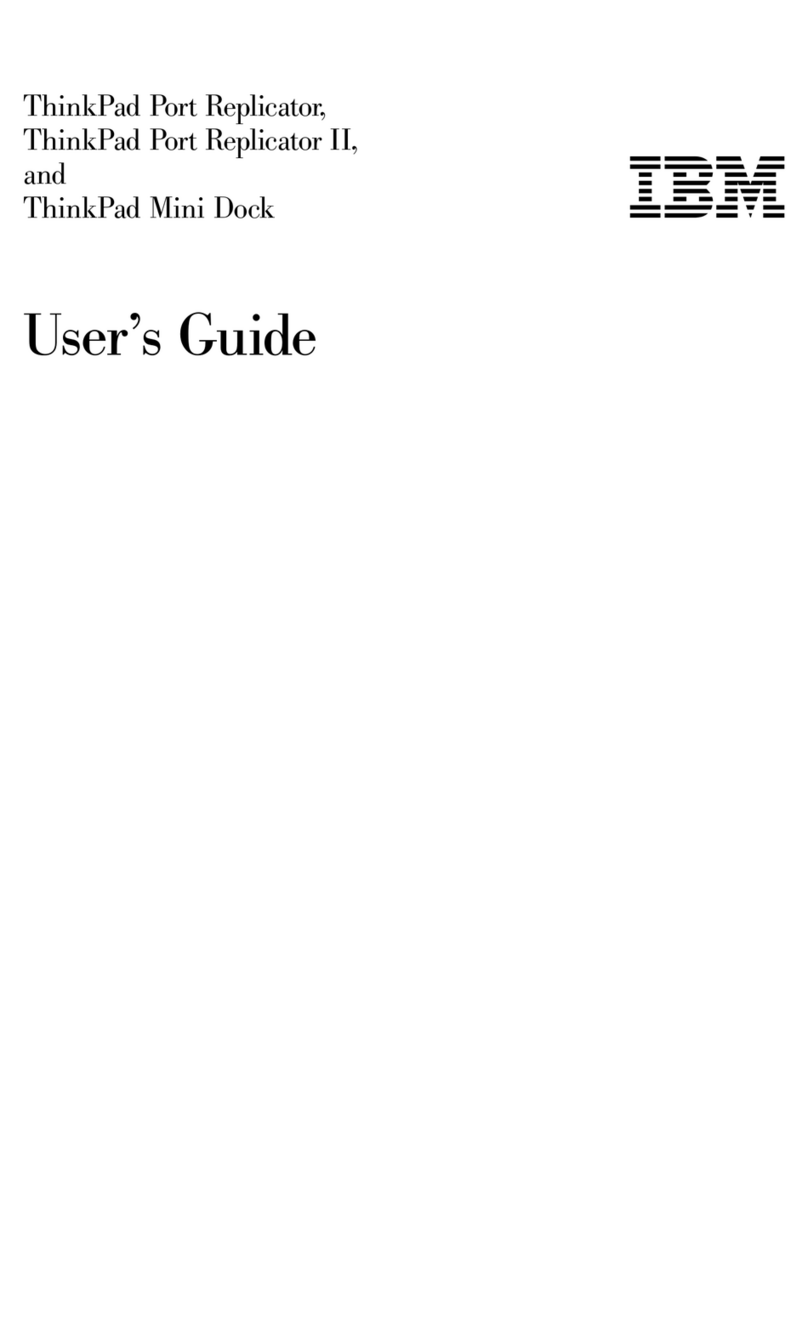 IBM ThinkPad ThinkPad Mini Dock User manual
