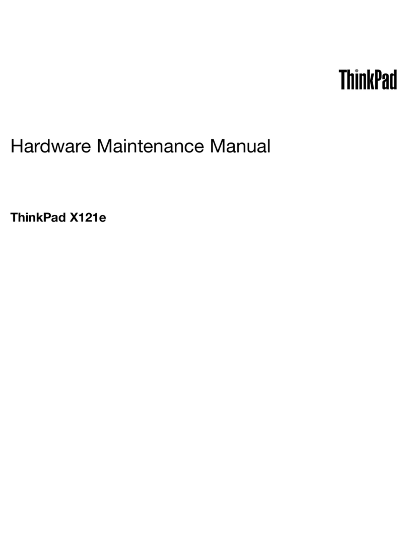 IBM THINKPAD X121E Owner's manual