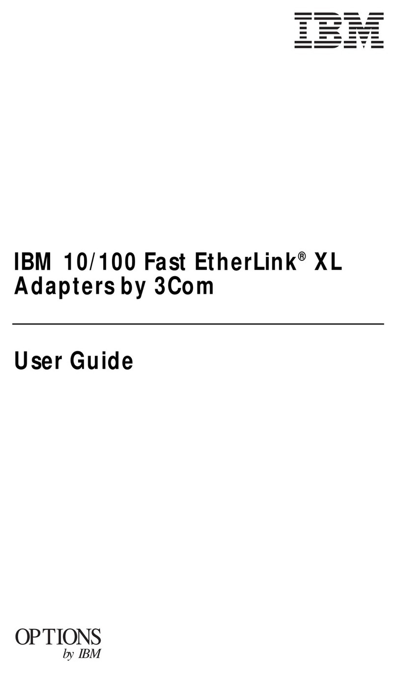 IBM EtherLink XL user guide