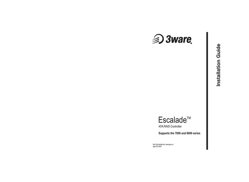 3Ware Escalade 7000 Series installation guide