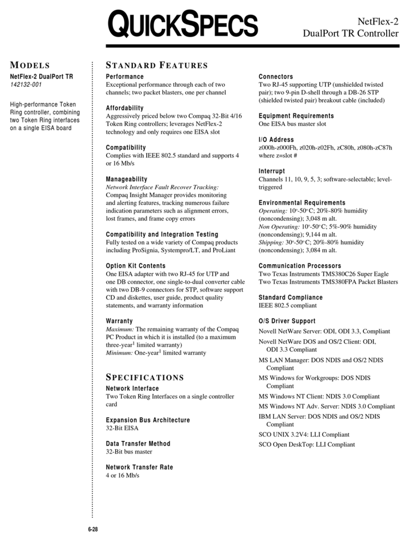 IBM DualPort TR Controller NetFlex-2 User instructions