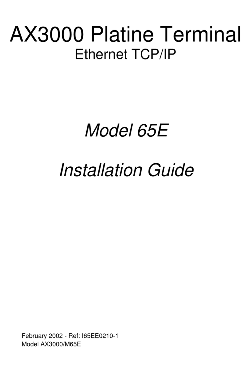 Axel AX3000 Platine 65E installation guide