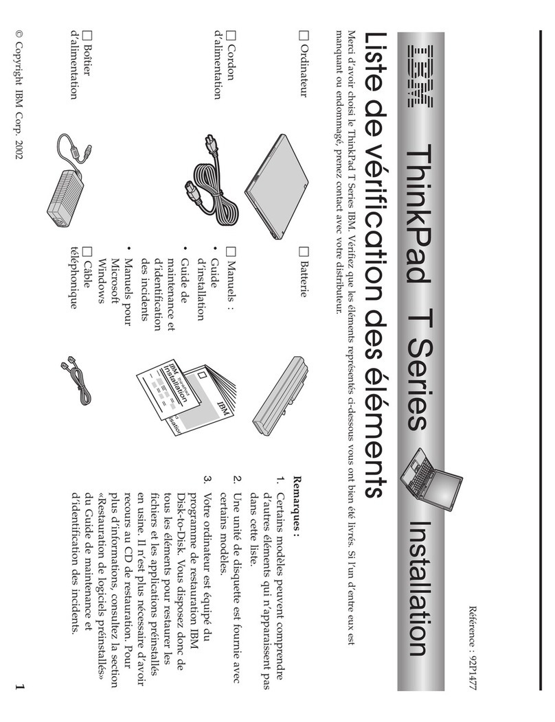 IBM THINKPAD T40P - user manual