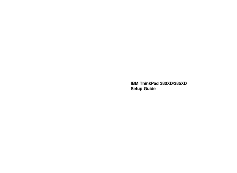 IBM ThinkPad 380XD User manual IBM ThinkPad 380XD User manual