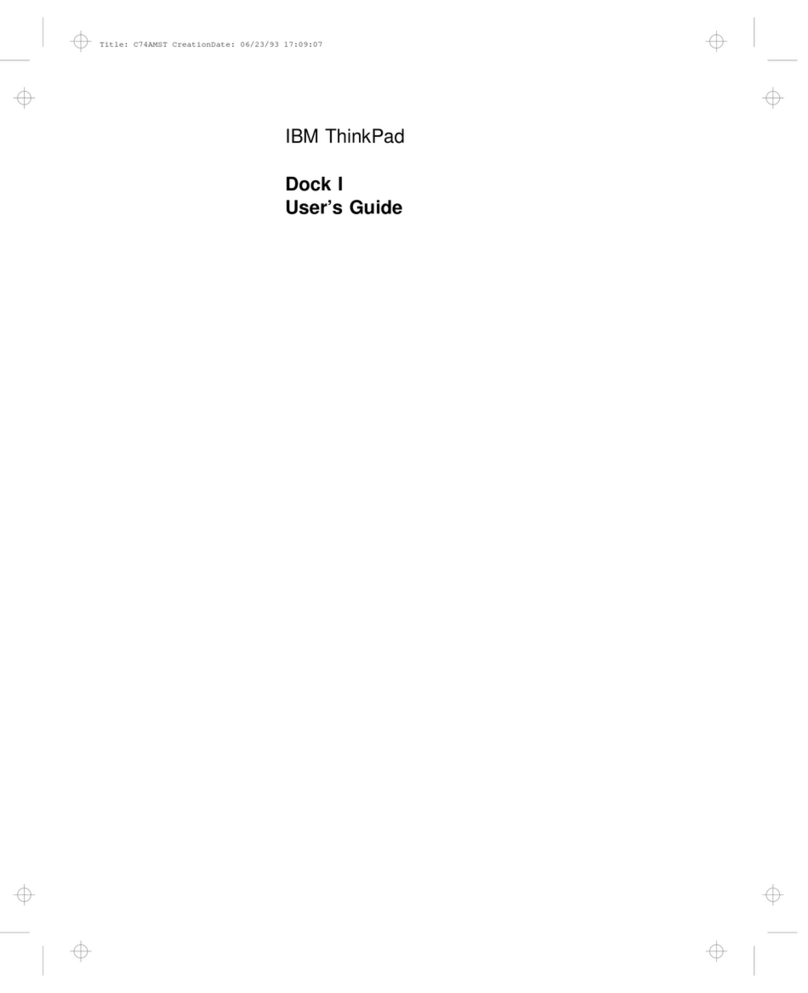 IBM Dock I user guide