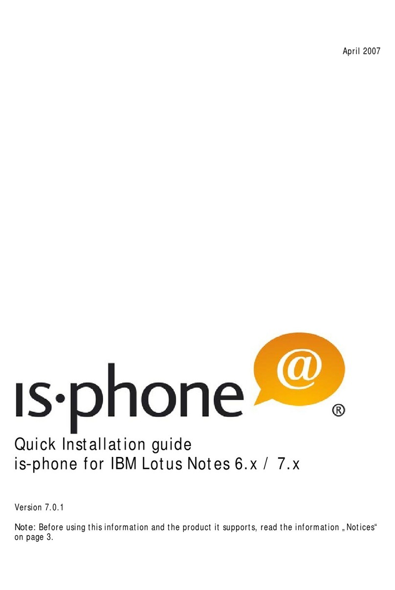 IBM IS-PHONE 6.X User manual