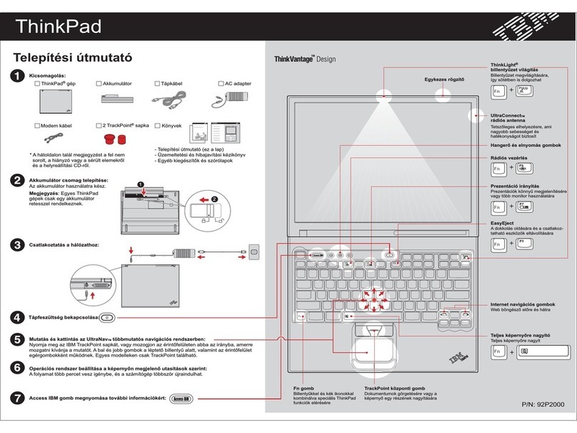 IBM THINKPAD T41 - Warranty User manual