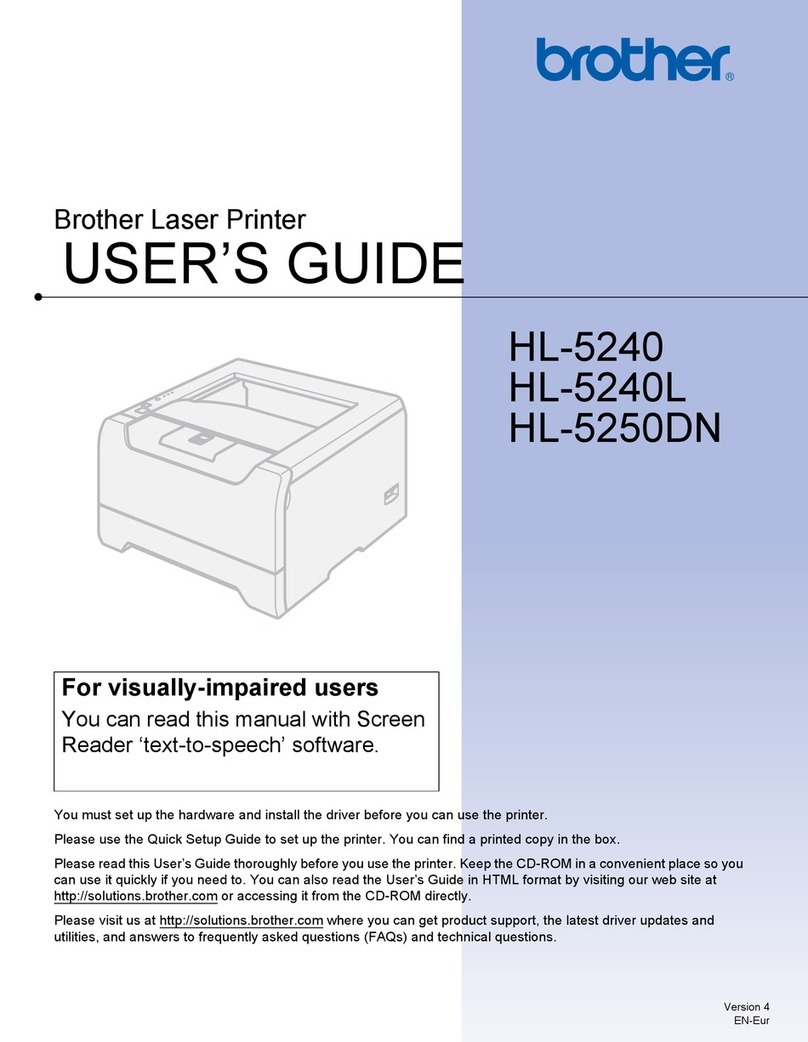 Brother HL-5240L User manual