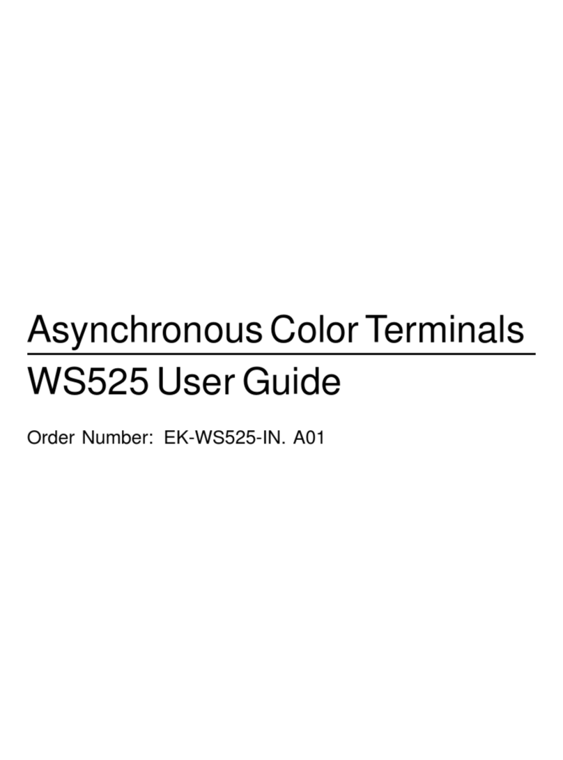 IBM Asynchronous Color Terminals WS525 User manual IBM Asynchronous Color Terminals WS525 User manual