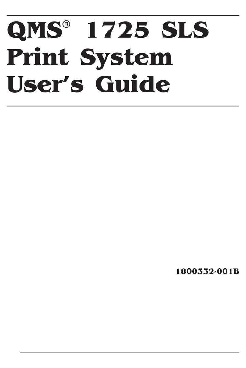 QMS 1725 SLS user guide
