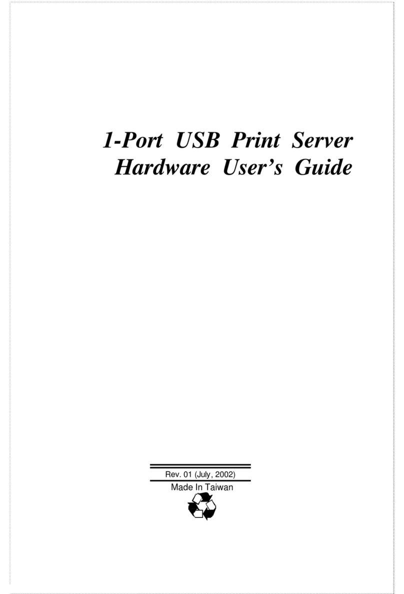 IBM 1-Port USB Print Server Hardware user's guide