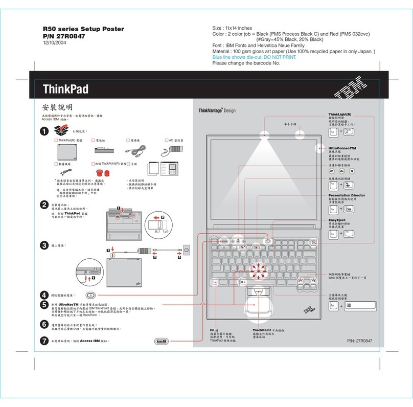 IBM THINKPAD 27R0847 How to use
