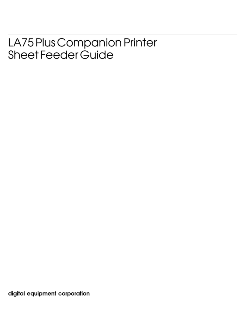 DEC LA75P manual