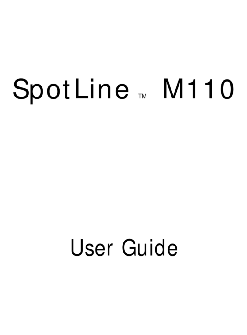 SpotLine SpotLine M110 user guide