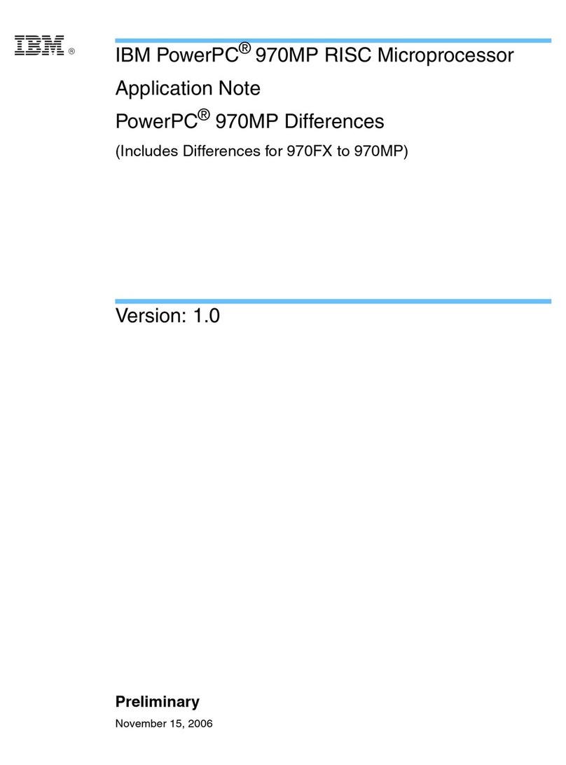 IBM POWERPC 970MP Installation and operating instructions