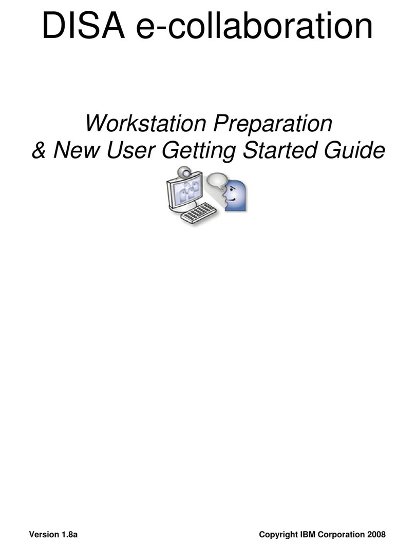 IBM DISA e-collaboration User manual
