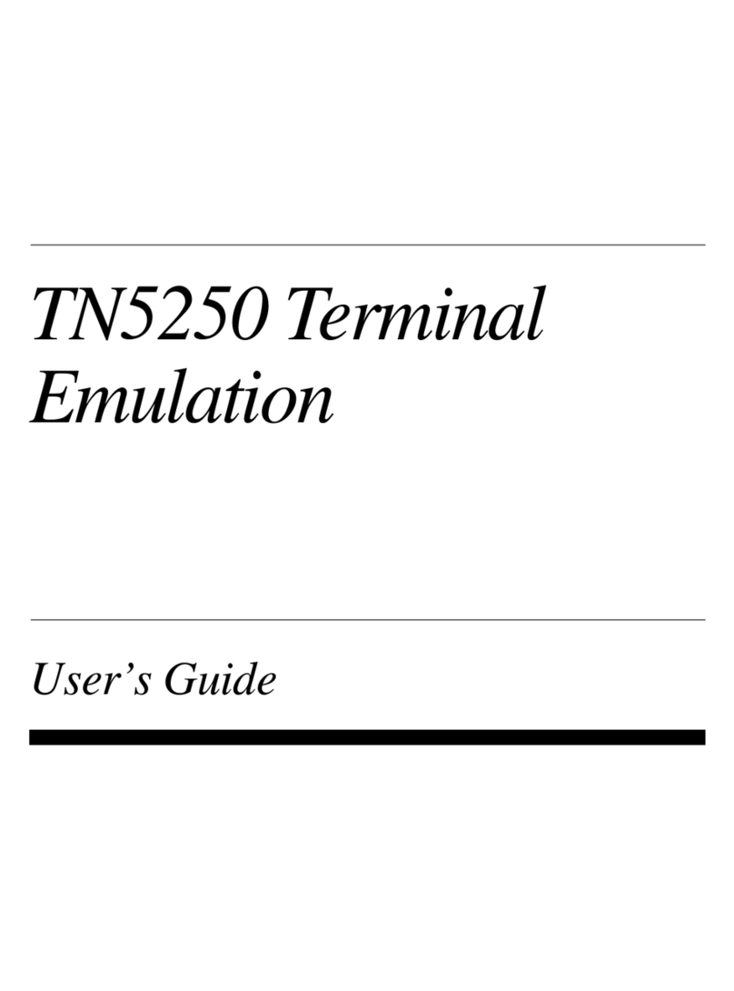 IBM Terminal Emulation TN5250 User manual IBM Terminal Emulation TN5250 User manual