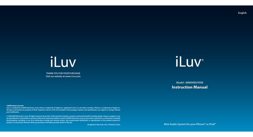 Iluv IMM9400 instruction manual