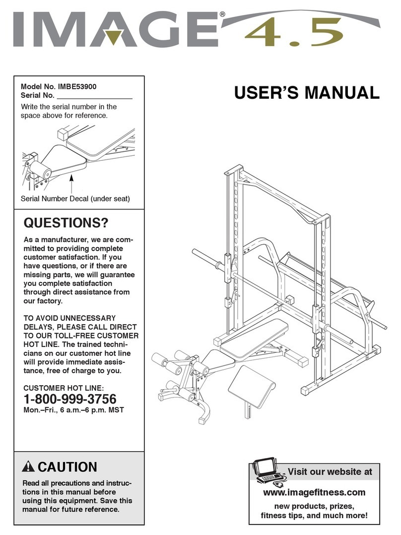 Image Fitness IMBE53900 user manual