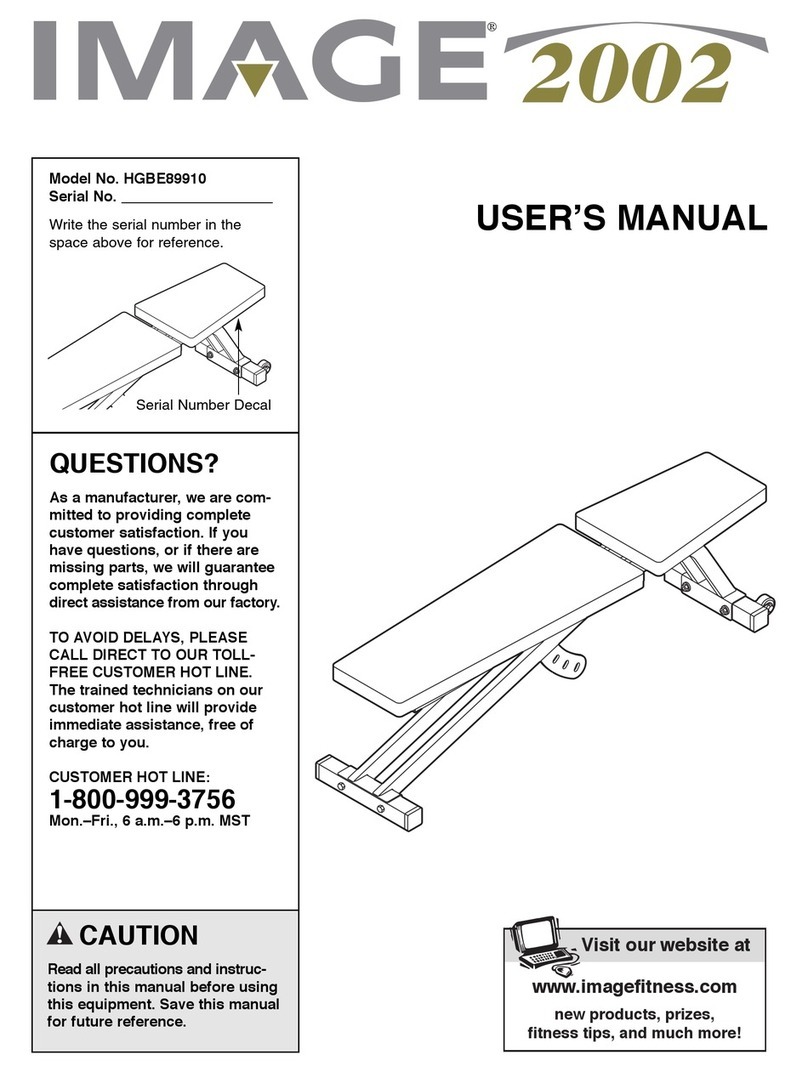 Image Fitness HGBE89910f user manual