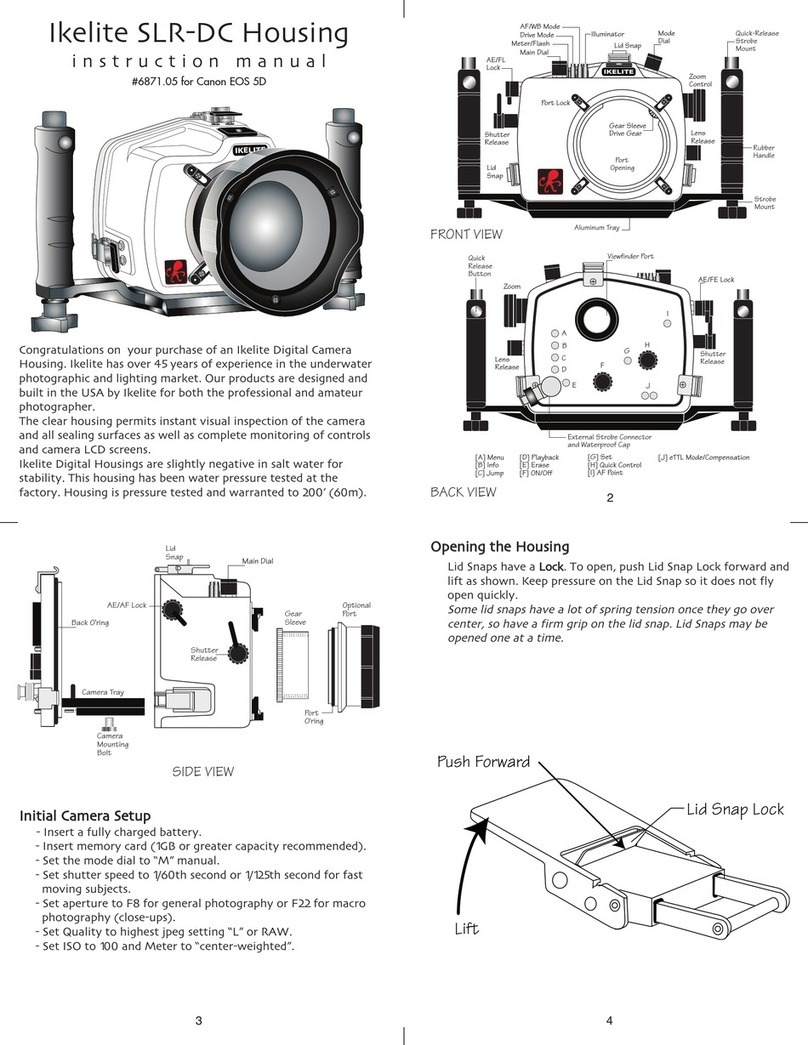 Ikelite SLR-DC Housing instruction manual