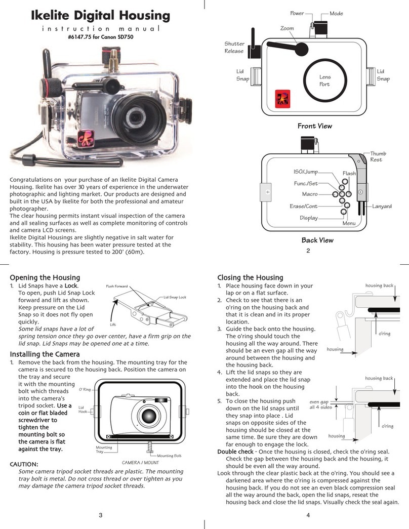 Ikelite SD-750 instruction manual