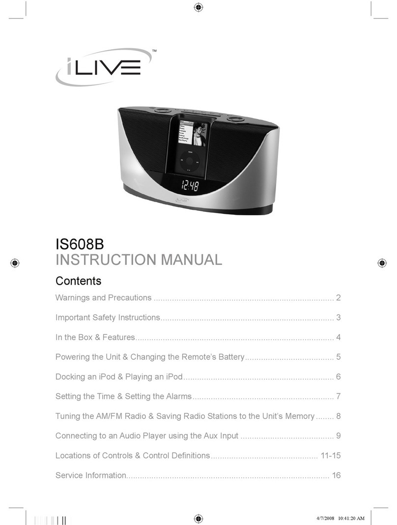 iLive IS608B instruction manual
