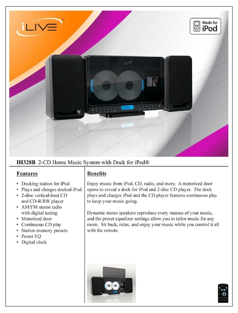 iLive IH328B User manual