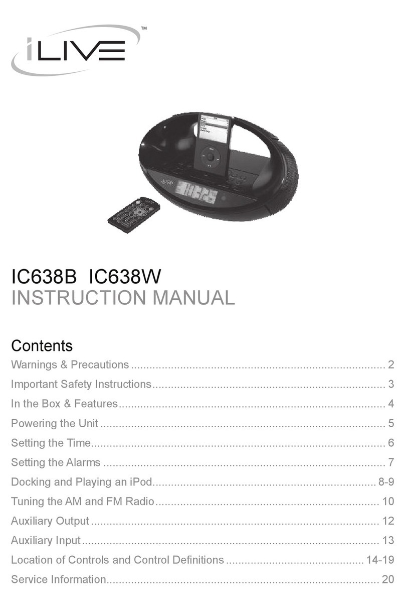 iLive IC638W User manual