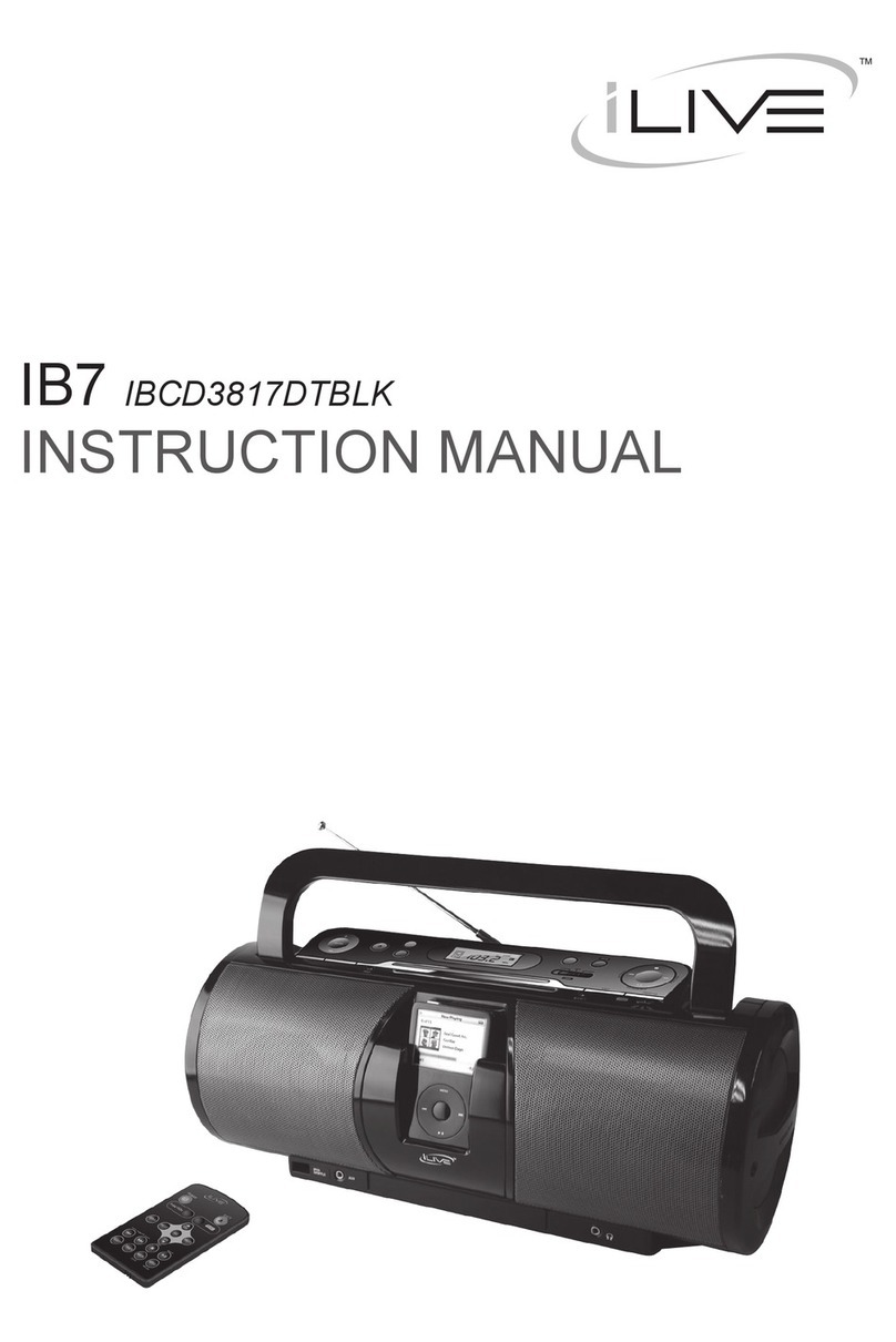 iLive IBCD3817DTBLK User manual