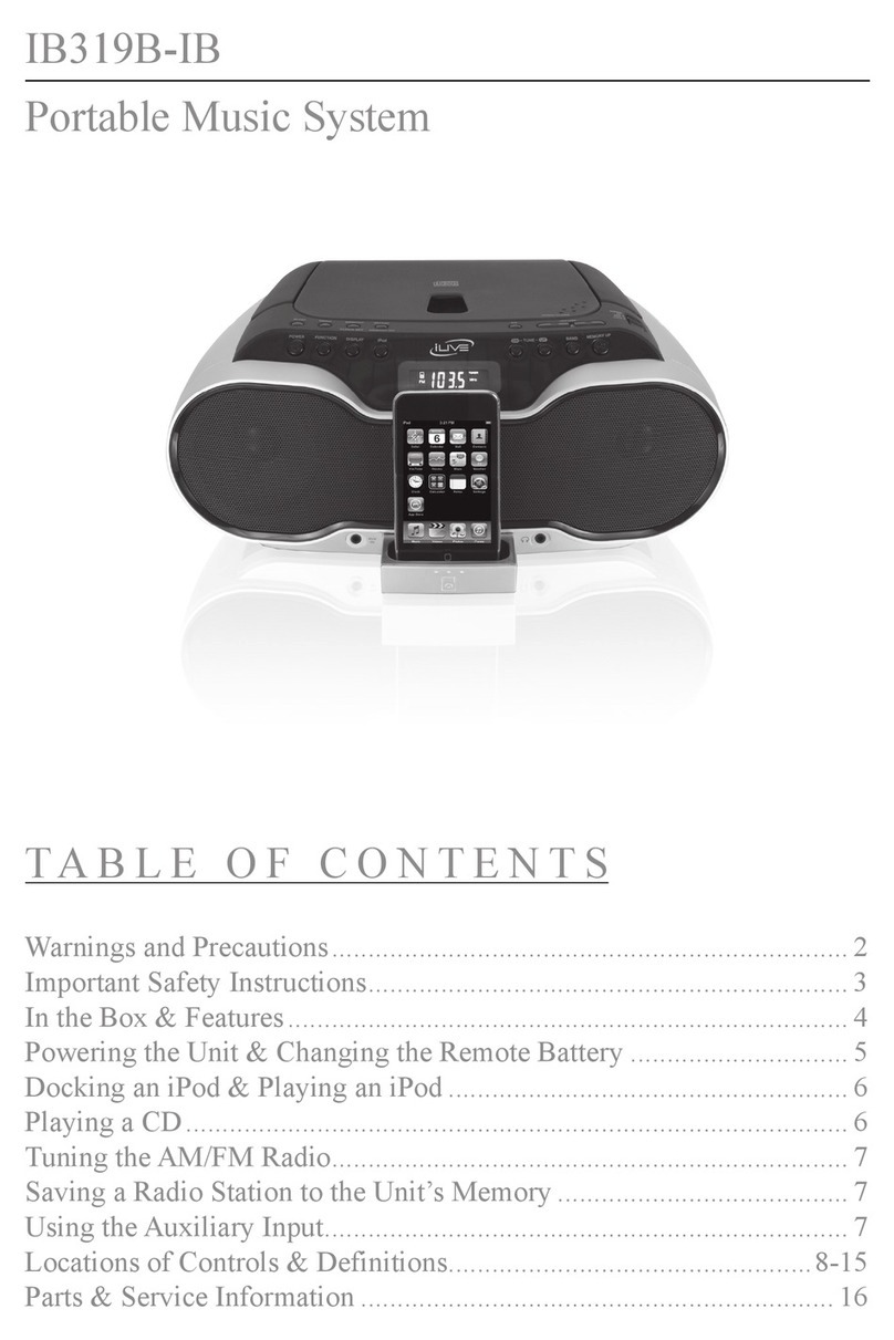 iLive IB319B-IB instruction manual