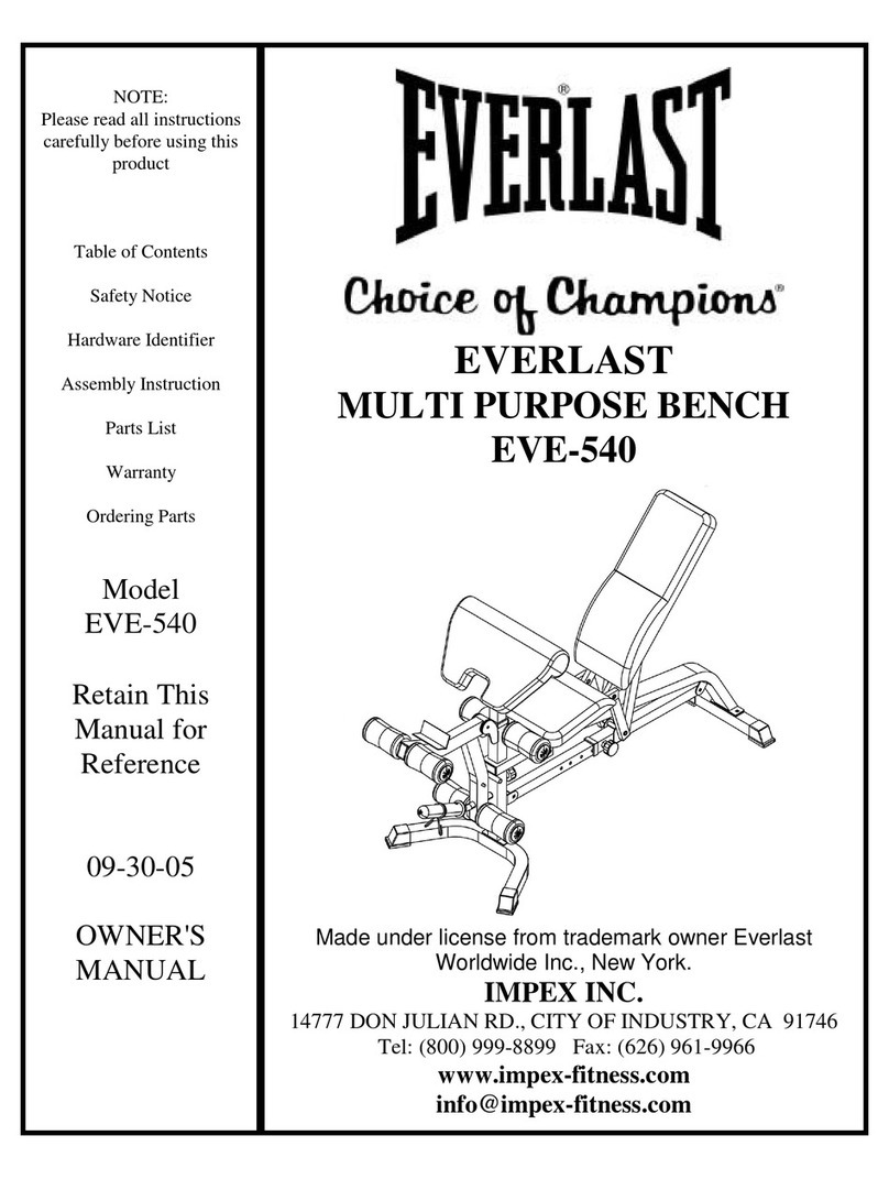 Everlast EVE-540 owner's manual