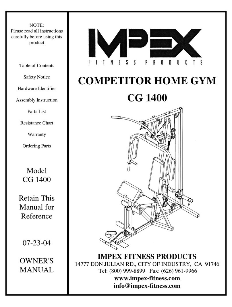 Impex COMPETITOR CG 1400 User manual