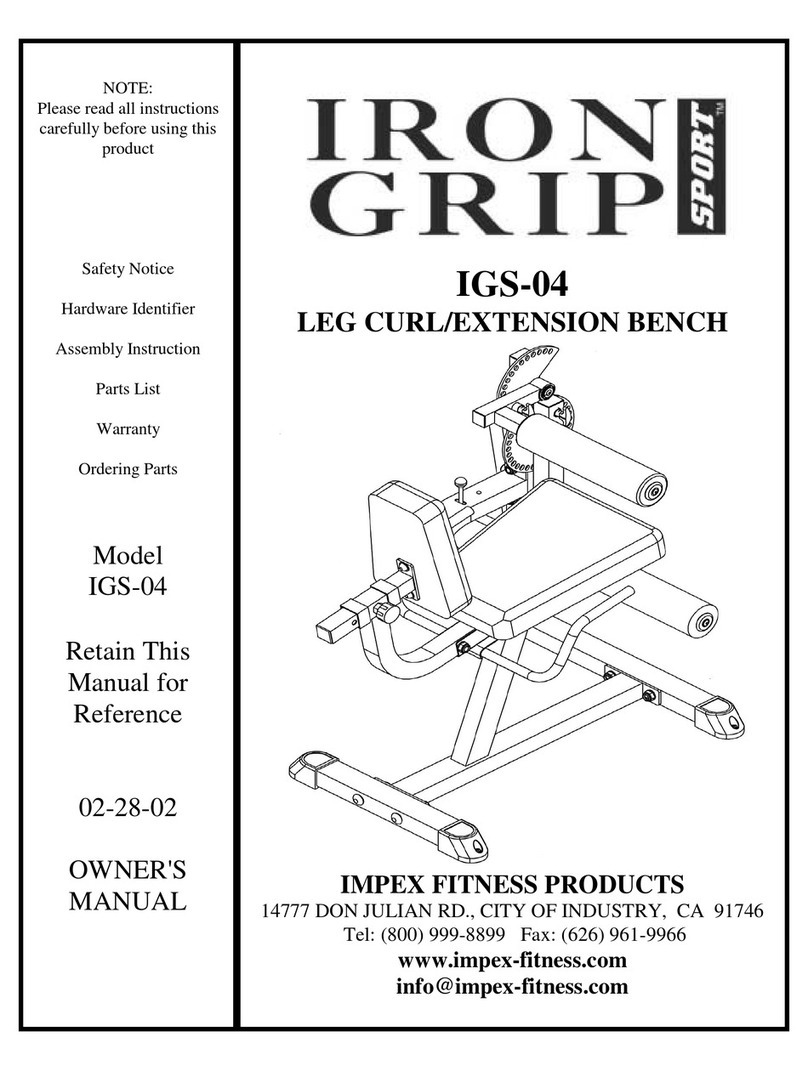 Impex IRONGRIP IGS-04 owner's manual