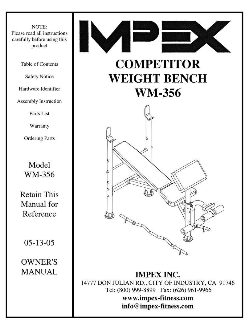 Impex COMPETITOR WM-356 User manual