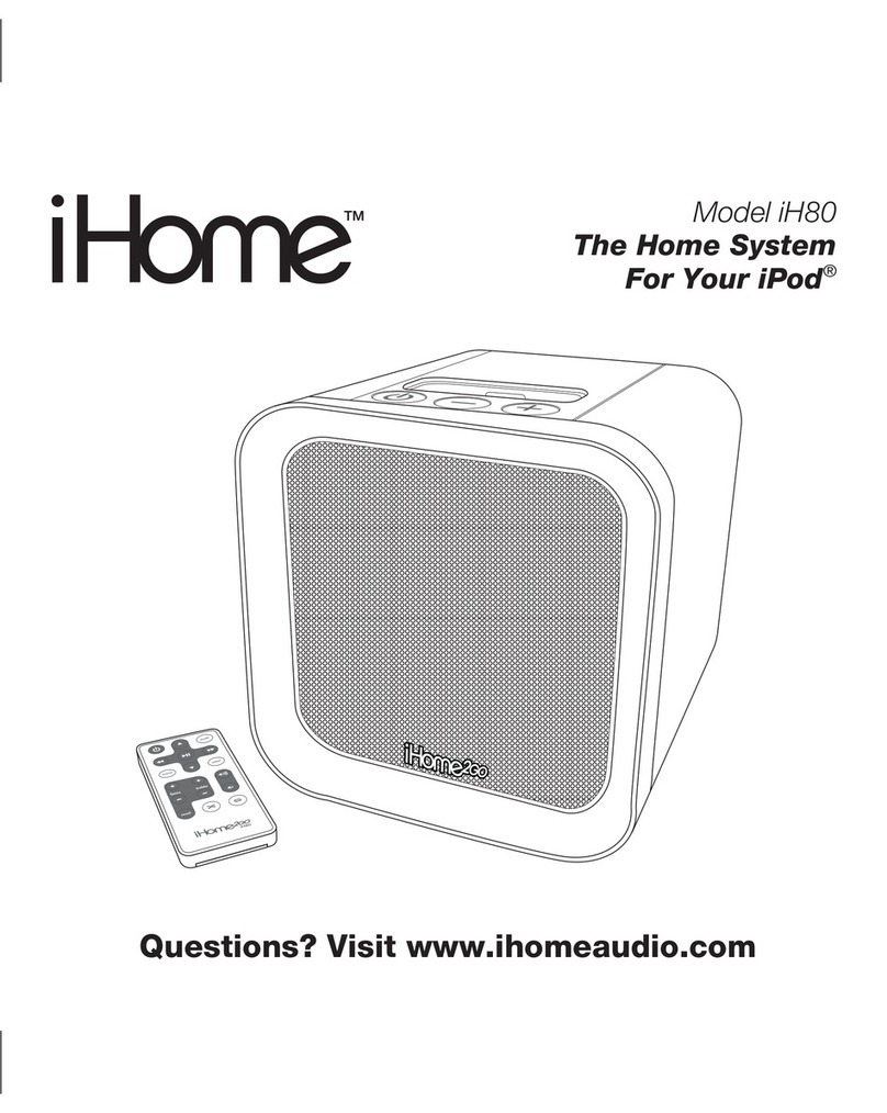 iHome iH80 user manual