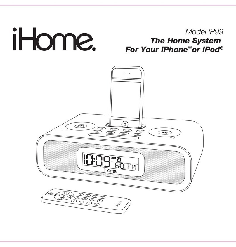 iHome iP99 IB manual