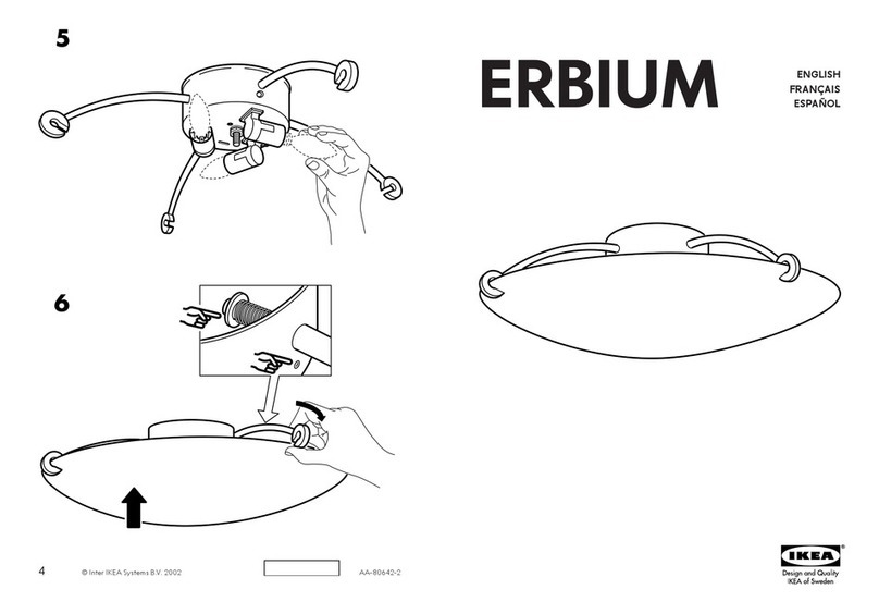 IKEA ERBIUM AA-80642-2 User manual
