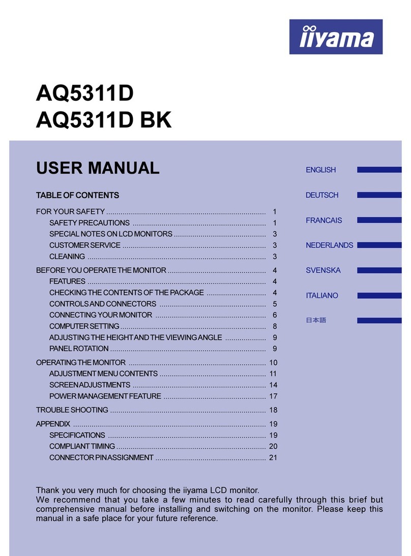 Iiyama AQ5311D BK User manual