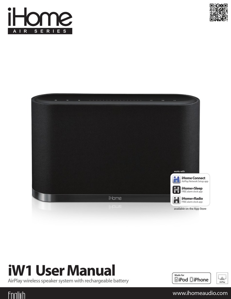 iHome iW1 air series User manual