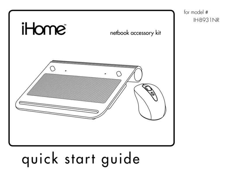 iHome IH-B931NR User manual