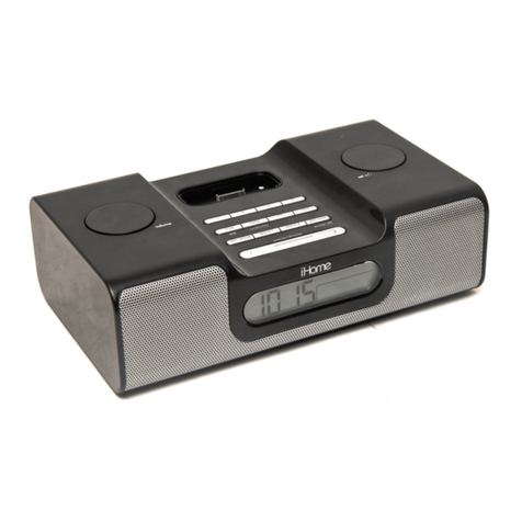 iHome iH8 User manual