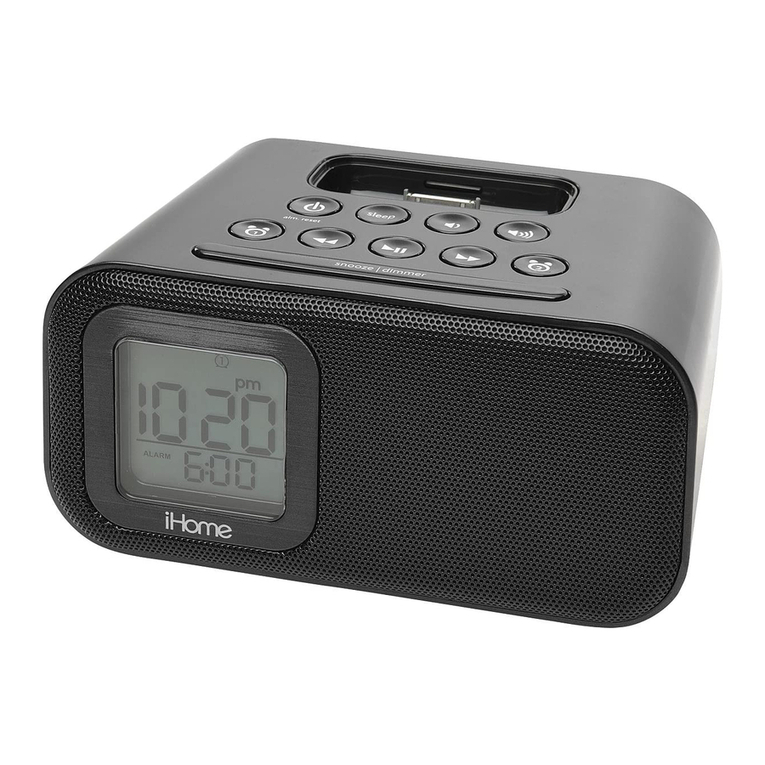 iHome iH22 owner's manual