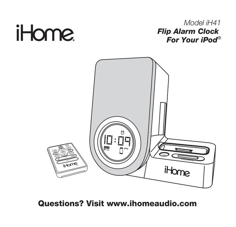iHome iH41 instruction manual