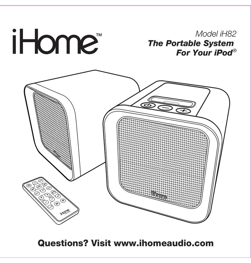 iHome iH82 User manual